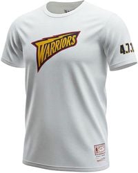 Mitchell & Ness - Nba Golden State Warriors We Believe Logo 4.7.19 T-Shirt Bmtrmo19196 Gswwhit" - Lyst