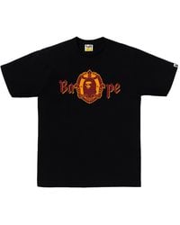 A Bathing Ape - Old English Logo T-Shirt 108" - Lyst