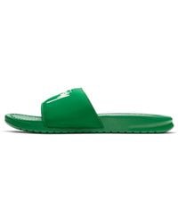 Nike - Benassi Slide "Pine/Sail" Dc5239 300" - Lyst