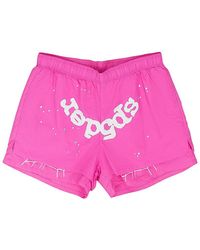 Sp5der - Og Web Double Layer Shorts 131" - Lyst