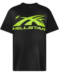 HELLSTAR - Sport Logo Gel T-Shirt Hs01Scc001 Gre" - Lyst