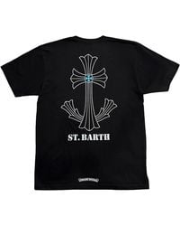 Chrome Hearts - St. Barth Exclusive Cross Logo T-Shirt Chrm1543" - Lyst