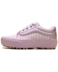 Vans - Snow Padded Old Skool Lug Platform Sneakers Vn0A3Wlx07P" - Lyst