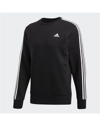 adidas - Essentials 3-Stripes Crew Sweatshirt Bq9645" - Lyst