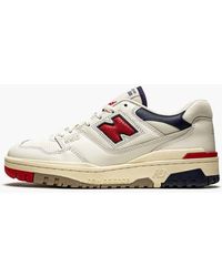New Balance Leather X Aimé Leon Dore 550 Sneakers in White for Men 