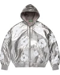 DENIM TEARS - Leather Cotton Wreath Zip Hoodie Dt645" - Lyst