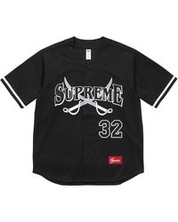 Supreme - Swords Baseball Jersey "Fw25 - Lyst