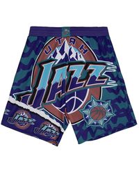 Mitchell & Ness - Jumbotron 2.0 Sublimated Shorts "Nba Utah Jazz" Pshr1220 Ujayyppptlpr" - Lyst