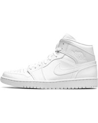 Nike - Air 1 Mid "Triple" 554724 130" - Lyst