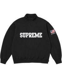 Supreme - Shop Flag Half Zip Pullover "Ss26 - Lyst