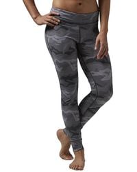 Reebok - One Series Nylux Tights "Coal" Aj0686" - Lyst