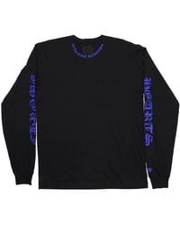 Chrome Hearts - Neck Logo Long Sleeve T-Shirt Chrm0291" - Lyst