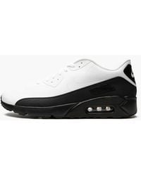 Nike - Air Max 90 Ultra 2.0 Essential "black / White" Shoes - Lyst