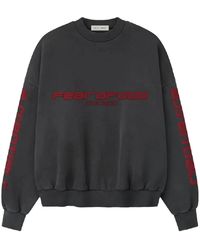 Fear Of God - Chicago Heavy Fleece Cropped Sweatshirt "Iron" 192Ho256892F" - Lyst