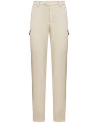 Brunello Cucinelli - Cotton Cargo Trousers "Linseed" Brun2871" - Lyst