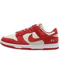 Nike - Dunk Low "Sail Metallic Light Crimson" Io4244 103" - Lyst