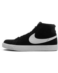 Nike - Zoom Sb Blazer Mid "black / White" Shoes - Lyst