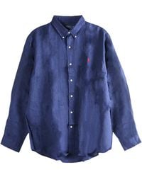 Polo Ralph Lauren - Long-Sleeve Piece Dye Linen Sport Shirt "New Classic" 710966292501" - Lyst