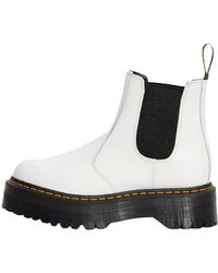 Dr. Martens - 2976 Smooth Leather Platform Chelsea Boots 25055100" - Lyst