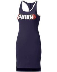 PUMA - Flourish Dress "Peacoat Whisper" 579247 01" - Lyst
