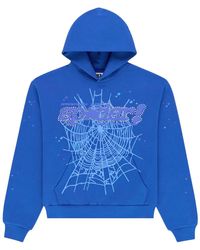 Sp5der - Rhinestone Punk V2 Hoodie 408" - Lyst