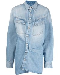 Off-White c/o Virgil Abloh - Toy Box Bleach Twist Shirt "Light" P00785963" - Lyst
