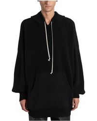 Rick Owens - Knitted Hun Hoodie Rr02E1698 Kwp 09" - Lyst