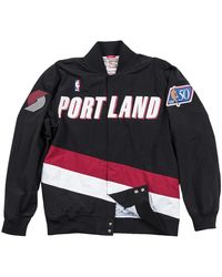 Mitchell & Ness - Nba Authentic Warm Up Jacket "1996-97 Portland Trail Blazers - Lyst