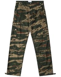 Rhude - Tiger Camo Print Pants Rhfw23Pa21320108 Mlg" - Lyst