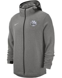 Nike - Nba Golden State Warriors Showtime Hoodie Heather" Ao2044 032" - Lyst
