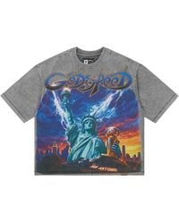 GODSPEED NEW YORK - Liberty Reigns T-Shirt Wash" Gs661" - Lyst