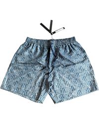 Amiri - Gradient Logo Shorts Pf23Mpb048 420" - Lyst