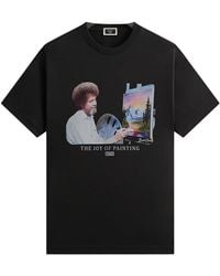 Kith - Bob Ross Joy Of Painting Portrait T-Shirt Khm033936 001" - Lyst
