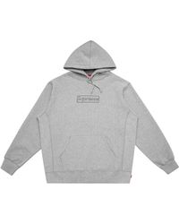 Supreme - Kaws Chalk Logo Hoodie "Ss21" Su10093" - Lyst