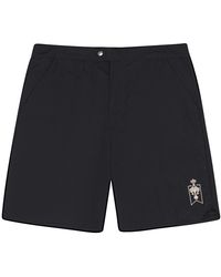 Rhude - Amalfi Board Shorts Rhss24Sh01437372 Blk" - Lyst