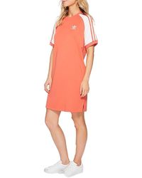 adidas - Originals Raglan Dress "Trace Scarlet Cy4759" - Lyst