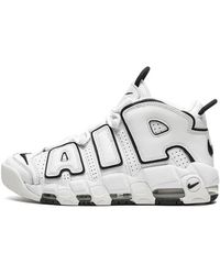 Nike - Air More Uptempo "white / Black" Shoes - Lyst