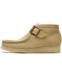 Clarks - Walla Boot Buckle "Maple Suede" 26180292" - Lyst