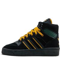 adidas black high top sneakers