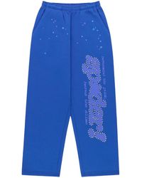 Sp5der - Rhinestone Punk V2 Sweatpants 407" - Lyst