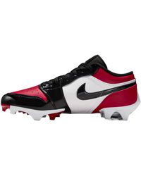 Nike - Air 1 Low Td Cleat Patent "Bred Toe" Fj6245 601" - Lyst