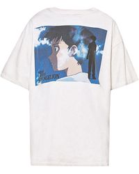SAINT Mxxxxxx - Neon Genesis Evangelion Logo Short Sleeve T-Shirt Shirt Multi" Sm Ys8 0000 C25" - Lyst