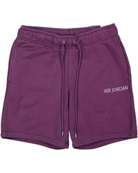 Nike - Fleece Shorts "Wordmark" Dv6467 645" - Lyst