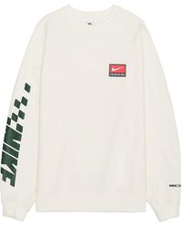 Nike - Sportswear Trend Fleece Crew Style "Sail/ Fb7260 133" - Lyst