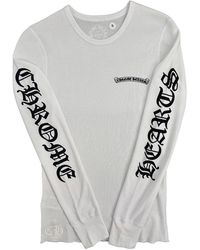 Chrome Hearts - Scroll Logo Thermal Long Sleeve Shirt Chrm1256" - Lyst
