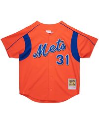 Mitchell & Ness - Authentic Batting Practice Jersey "Mlb Ny Mets 2004 Mike Piazza" Abbf3342 Nym04Mpidkor" - Lyst