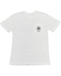 Chrome Hearts - Welcome To Las Vegas Horseshoe Pocket Short Sleeve T-Shirt Chrm1209" - Lyst