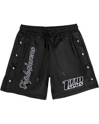 Triple Sevens - Nylon Button Up Shorts Ts7034" - Lyst