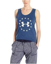 Under Armour - Freedom Logo Tank "Blackout" 1284338 997" - Lyst