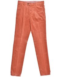 Brunello Cucinelli - Relaxed Fit Trousers "Rust" Brun2646" - Lyst